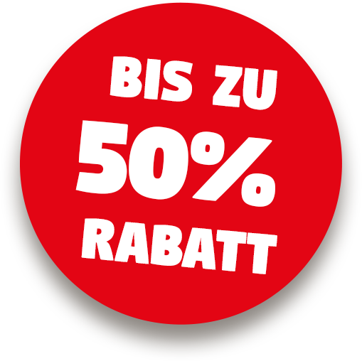 BODIS Black Week Sticker mit 50 % Rabatt